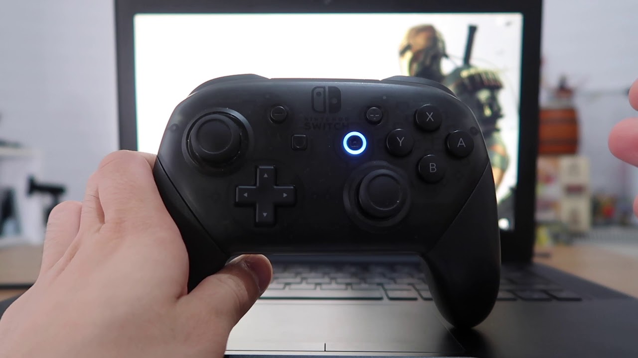 how to connect switch pro controller to pc