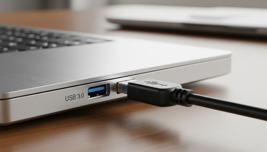 How can I see if the USB port and cable are good