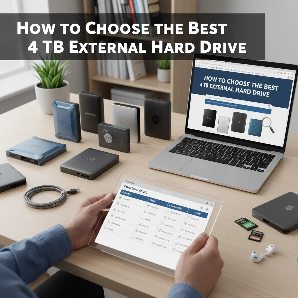 How to Choose the Best 4 TB External Hard Drive