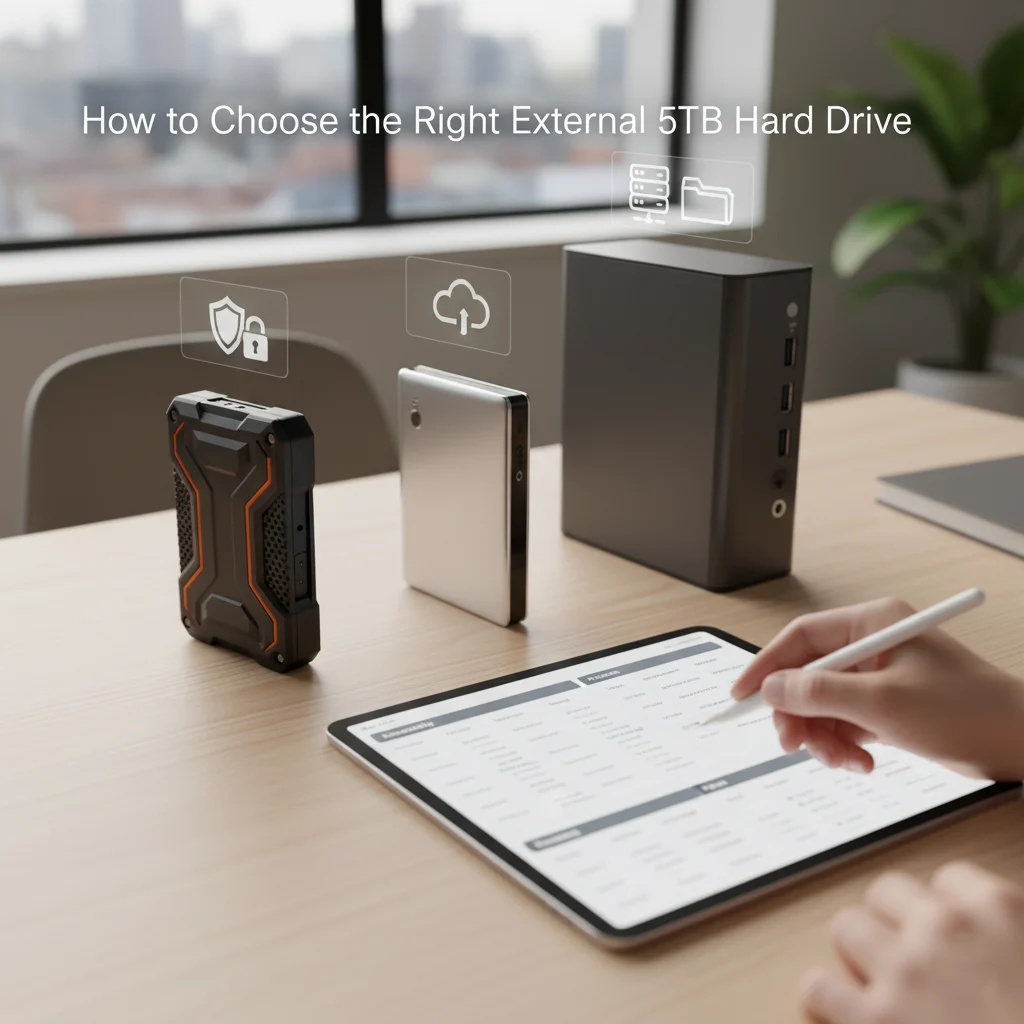 How to Choose the Right External 5TB Hard Drive