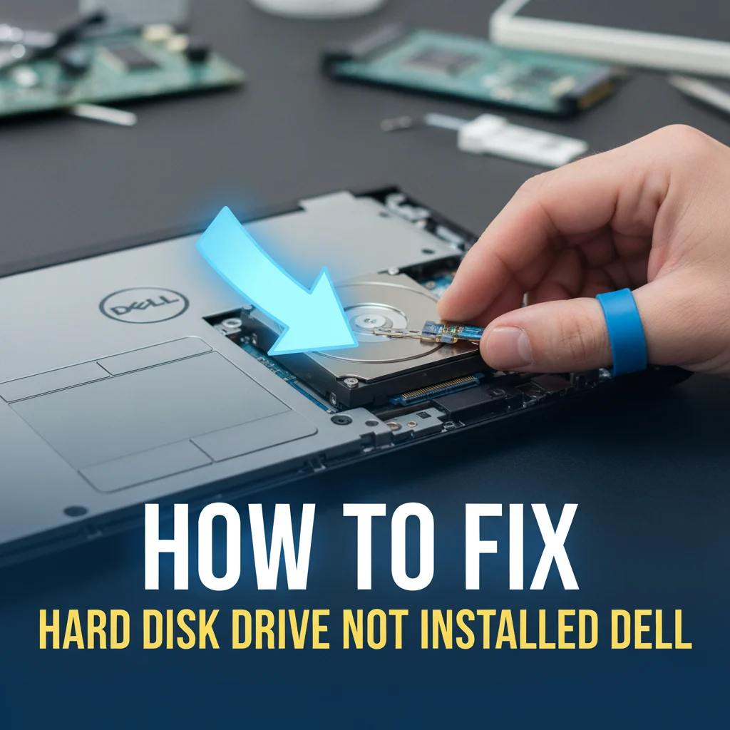 How to Fix Hard Disk Drive Not Installed Dell