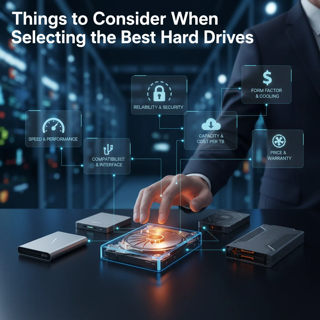 Things to Consider When Selecting the Best Hard Drives