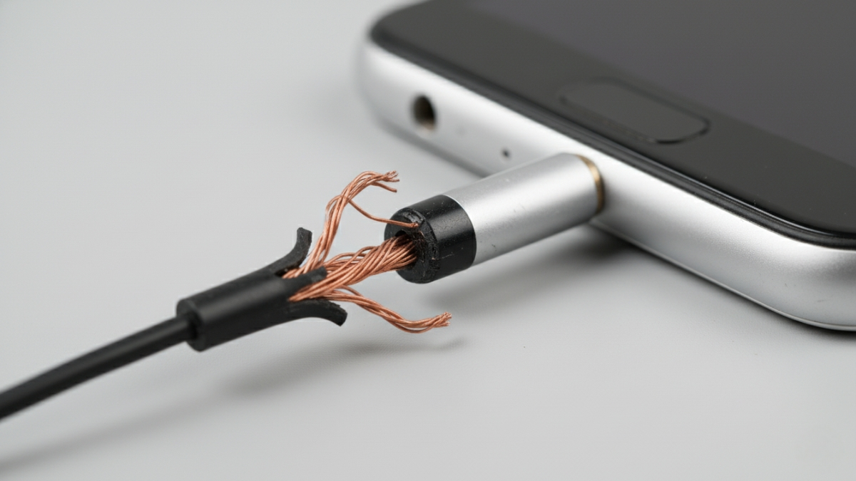 Damaged Headphone Cable Causing No Sound