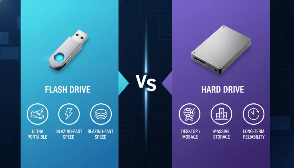 Flash Drive vs Hard Drive The Ultimate Comparison
