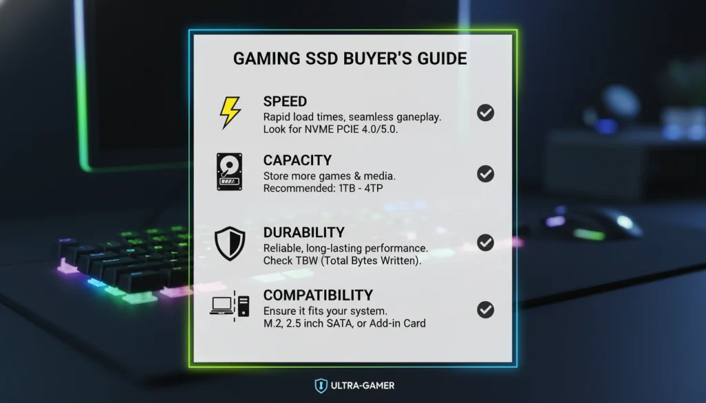 Important Things To Consider The Recommended SSD For Gaming
