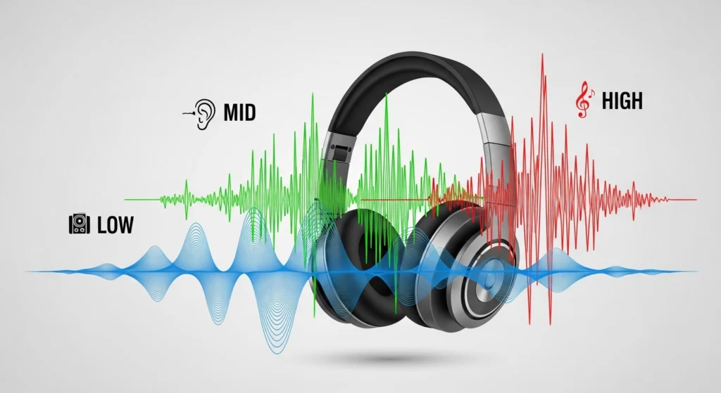 Headphones Audio Frequency and Sound Balance