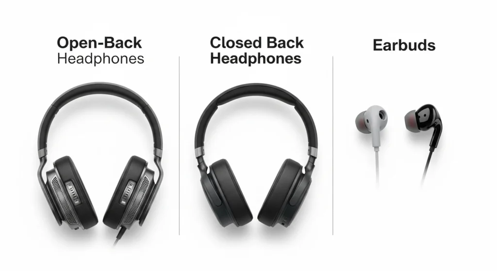 Open-Back vs Closed-Back Headphones Comparison